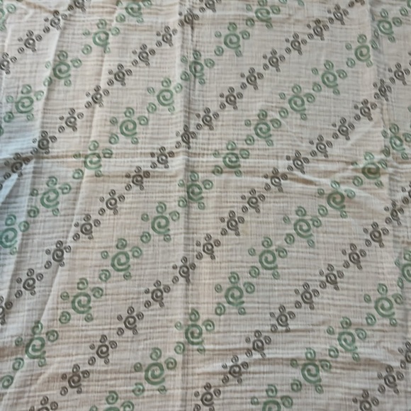 Aden & Anais Cotton Baby Blanket Swaddle Cozy Green Gray Nursery - Picture 3 of 4